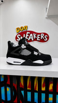 Retro 4 white thunder