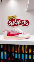 Travis scott retro 1 low Rosita y rojo