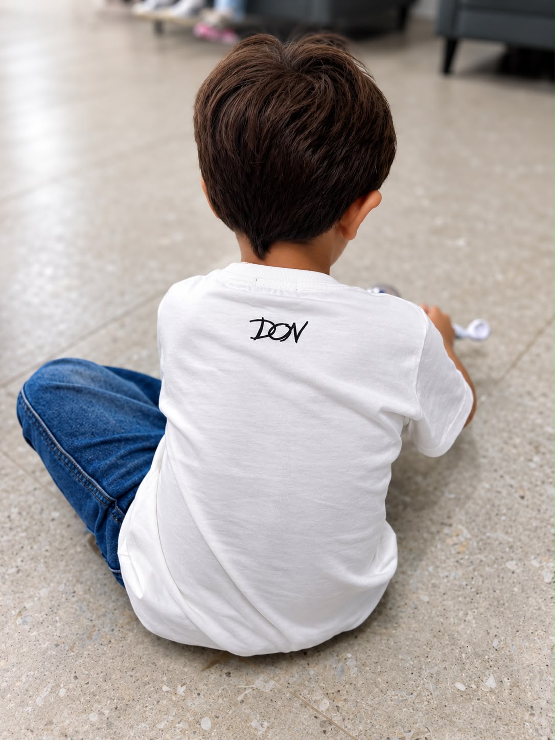 KID WHITE OVERSIZED - DON APPAREL